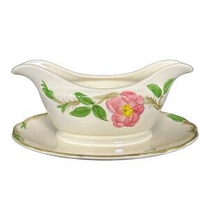 Franciscan Desert Rose Vintage Gravy Boat Made in USA